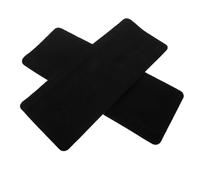 BAZEITFLOW Tapis Escalier Antidérapant Protection Sécurisée en Polyester Auto-adhésif Noir 2pcs pour Marches D'escalier Intérieur et Extérieur