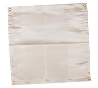 BAZEITFLOW Tapis Ignifuge Barbecue en Fibre de Verre 50x50 Cm pour Camping Extérieur, Protection Anti-feu Résistante et Isolante, Tapis de Sol Multifonction pour Foyer Cuisine en Plein Air