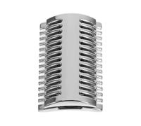 BAZEITFLOW Tête de Rasoir de Sécurité de Zinc et Robuste Remplacement pour Rasoir Manuel Tête de Rasage Métallique à Peigne Ouvert Compatible Plupart des Poignées Standard