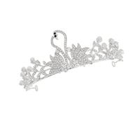 BAZEITFLOW Tiare Petite Couronne pour Fille Accessoire de Coiffure d'Anniversaire Tiare d'Anniversaire Légère et Brillante Décoration de Fête Garçon et Filles Coiffe Princesse Colorée