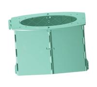 BAZEITFLOW Toilettes De Voyage Pour Bébé Pliables Et Pot D'apprentissage Portable Vert, Léger Et Robuste En Pp, Pot Pliable Pour Voiture Et Voyages, Adapté Aux Garçon Et Filles Porte-pot Compact