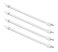 BAZEITFLOW Tube Chauffant en Quartz 27 CM 4 Pièces - Élément Chauffant en Verre de Quartz pour Radiateur D’Appoint Infrarouge Résistance de Remplacement pour Plaque Électrique et Poêle