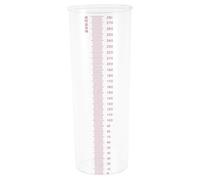 BAZEITFLOW Tube D’Expérimentation Transparent en Plastique Robuste Gradué Précision Taille Standard Compatible Pluviomètre et Instruments Scolaires pour Collecte D’Eau de Pluie et Mesures