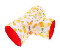 BAZEITFLOW Tunnel De Cachette pour Hamsters Tunnels De Jeu pour Petits Animaux Confortable Et Sécurisé pour Cages Et Espaces De Vie Ananas