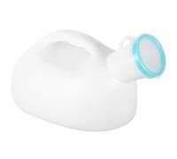 BAZEITFLOW Urinoir Portable Facile à Manipuler pour Hommes en Plastique Grosse Capacité Sain et Sûr pour Personnes Âgées et Déplacements