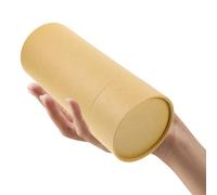 BAZEITFLOW Urne Funéraire en Papier Kraft 10X26 CM pour Animaux de Compagnie - Boîte Commémorative pour Cendres de Chat et Chien - Urne Écologique à Dispersion Facile Scellée et