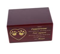 BAZEITFLOW Urne Funéraire pour Animaux de Compagnie Urne Personnalisée pour Cendres de Chat Boîte Commémorative et pour Souvenirs Durables