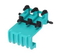 BAZEITFLOW Valve de Contrôle Air Aquarium Voies Plastique Abs avec Clapet Anti-Retour Régulateur Air pour Pompe à Air et Distribution Multiple Accessoire pour Aquarium et Élevage Aquatique