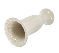 BAZEITFLOW Vase Céramique de Cimetière Urne Funéraire Décorative pour Tombe Pot à Fleurs Commémoratif Polyvalent pour Jardin et Mémoire