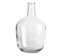 BAZEITFLOW Vase en Verre Transparent Stable et Moderne pour Fleurs Plantes et Branches Vase décoratif pour Salon et Salle de Bain modèle Moyen
