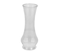 BAZEITFLOW Vase Plastique Transparent Résistant Aux Chocs pour Fleurs Séchées et Bouquets Décoration Moderne et Polyvalente pour Salon Chambre et Bureau