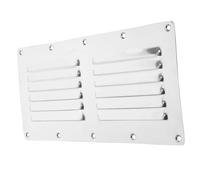 BAZEITFLOW Ventilation Acier Inoxydable pour Aération Placard Couverture de Bouche Daération Murale Protection Ventilateur Chauffage et Climatisation Design Discret et Facile à Nettoyer