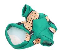 BAZEITFLOW Vêtements Chien Hiver Chaud avec Motif Cartoon Costume Animal Mignon pour Petits Chiens et Coupe Vent et Doux S Style Ananas Vert