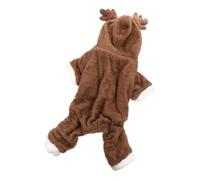 BAZEITFLOW Vêtements de Noël pour Chien M Taille Combinaison Quatre Pattes Chaude en Tissu Doux pour Petits Chiens Vêtements D’Hiver Confortables et Mignons pour Animaux de Compagnie