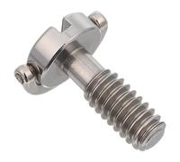 BAZEITFLOW Vis à Dégagement Rapide 1/4 en Acier Inoxydable pour Plaque de Montage Appareil Photo Vis à Fente Bague Accessoire Polyvalent pour Trépied Portable et Support de Fixation