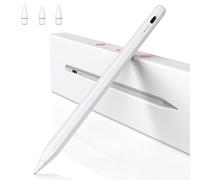 BAZO Stylet Compatible avec iPad 2018-2025, Stylet Magnétique Haute Précision, Recharge Rapide 15 Min, Rejet de Paume, Sensibilité à l'Inclinaison, pour iPad Pro/Air/Mini/6-11 Génération