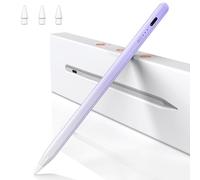 BAZO Stylet Compatible avec iPad 2018-2025, Stylet Magnétique Haute Précision, Recharge Rapide 15 Min, Rejet de Paume, pour iPad Pro/Air/Mini/6-11 Génération-Dégradé Violet