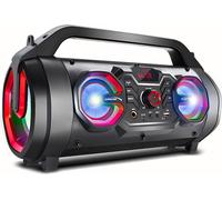 Enceinte nomade Bluetooth Audiocore Bazooka AC875 RGB (Noir)
