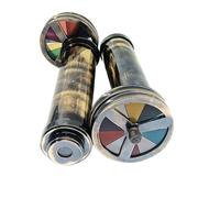 BAZROSS Kaléidoscope en laiton fait à la main | Réplique de la collection vintage, cadeau d'anniversaire, cadeau pour toutes les occasions pour adultes et enfants - Kaléidoscope en laiton avec double