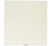 Bazzill papier cartonné 12x12 pouces Cream Puff/Criss Cross - (30.5 X 30.5 cm) lot de 25
