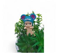 BB ANGELL creation original SÉRIE ANIMAUX SOURIE hippers brillant décoré,fait main, type Sonny angel,cadeaux anniversaire