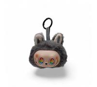 BB ANGELL NOUVEAU PORTE CLÉ MONSTERS TÊTE DOUCE MUSICAL LUMINEUX jouet kawaii Cadeau de collection peluche poupée NOIR