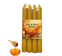 BB BAREKHOME BB : Bougies en Cire d'abeille Bougies Naturelles Décoratives et Elégantes au Miel et à la Cire d'abeille Bougies Longues rituelles au Miel Bio et aromatiques pour la Maison