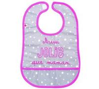 Bb&Co Aussi Jolie que Maman Bavoir Enduit avec Poche G