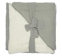 BB&Co Couverture Peluche Double Gaze & Microfibre (Vert de Gris)