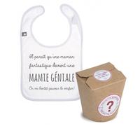 Bb&co | Pochette surprise annonce de grossesse - Une mamie géniale - Blanc - TU