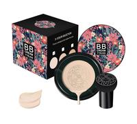BB Cream Anti-cernes Hydratant,Fond de Teint BB Cream, Fondation à coussin d'air champignon, Fond de teint BB Cream à couverture complète pour la famille et les amis