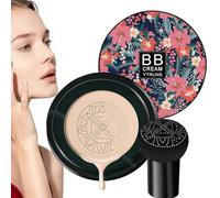 BB Cream Face - De Teint, Coussin D'air, Base De Maquillage Anti-cernes Hydratante, Houppette En Forme De Champignon, Équilibre Eau-huile, Dissimulation Parfaite | Bon Effet Pour Les Amies Femmes