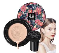 BB Cream Mushroom Air Cushion - Couche Anti-cernes Hydratante, Texture Légère À Construire, Toucher Soyeux Minimisant Les Pores, Effet Uniforme De Ton Radieux | Base Cosmétique Pour Femme W nd Bru