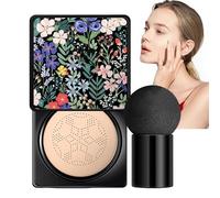 BB Crème à Coussin d'Air Tête de Champignon,BB Crème à Coussin d'Air - BB Cream naturelle, correcteur de maquillage longue durée | Fond de teint crème de beauté respirant, coussin de maquillage liquid