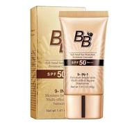 BB Creme Maquillage Tout-en-Un - Fond de Teint Hydratant Teinté, Correcteur Lumineux Anti-Cernes & Uniformisateur de Teint (02)