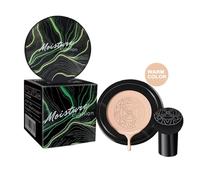 BB Crème Mushroom Cushion - Fond de teint hydratant au fini doux comme un bébé, doté d'une membrane biomimétique élastique, adapté aux peaux sensibles (Ivoire/Naturel/Foncé).