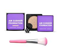BB Crème Peau Radieuse et Sans Défaut Instantanée - BB Crème Premium et Fond de Teint CC Air Cushion avec Contrôle du Sébum Waterproof et Anti-Cernes Mat Hydratant (Natural Color,1 PCS)
