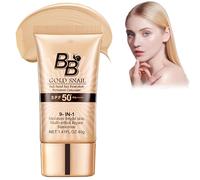 BB Crème Solaire Hydratante Teintée SPF 50+ - Correctrice Pour Visage Légère et Fondante, Créez Un Beau Maquillage Sans Effort Grâce à Sa Texture Fondante 40g (Couleur Blanc ivoire)