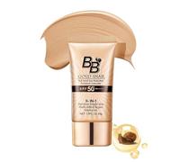 BB Crème Teintée SPF 50, Soin Visage Unifiant avec Protection UV Élevée,CC Crème Teint Parfait avec Escargot Doré, Anti-Imperfections & Protection Solaire, pour Tous Types de Peau, 40g