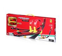 Bburago Ferrari Double Boucle Incl. 2 Voitures une Jouets Course Duel 1:43