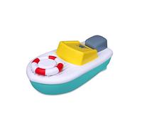 BB Junior Bateau Jouet avec Moteur à remontage, 16-89002 Twist & Sail, Bleu
