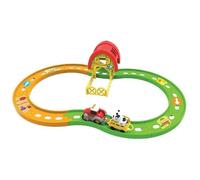 BB Junior - Circuit De Ferme Shake It Runner Farm avec Tracteur, Remorque Et Animal - Jouet Éducatif Et Ludique pour Enfants - Secoue Le Tracteur pour Le Charger Et Amuse-Toi À Le Voir Rouler
