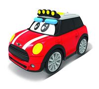 BB Junior Mini Cooper S MDR - Voiture Jouet Interactive Rouge/Bleu - pour Enfants dès 18 Mois - Sons et mouvements Amusants - Idée Cadeau Anniversaire et Noël - B16-81205