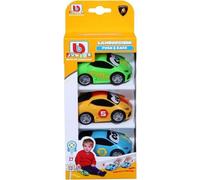 BB JUNIOR Pack de 3 véhicules à friction sur le thème Lamborghini