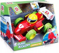 BB Junior - Voiture jouet - Push & Glow Formula Fun (rouge) Voiture Enfants Voiture de course