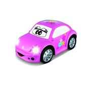 BB Junior Volkswagen New Beetle télécommandée, pour enfants à partir de 18 mois avec lumière et son, avec télécommande infrarouge, 21 cm, modèle aléatoire