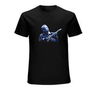 BB King Stage Pic Image Worldwide Tour Unisex 100% Cotton Short-Sleeve T-Shirts Black XL