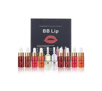 Bb Lips Serum Kit, Semi Permanent Lip Make-up Treatment, 4 Color Lip Gloss Lip Tint for Lip Pigment Professional Makup Kit