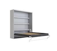 BB Loisir Lit Armoire 180x200cm Lit escamotable M3 Lit muralGris Perle
