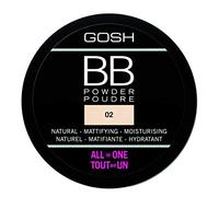 Bb Powder 02 - Gosh | Poudre compacte tout-en-un pour un teint uniforme, naturellement matifié et un fini impeccable au quotidien